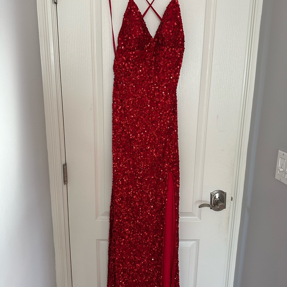 Scala Vibrant Red Sequin Dress